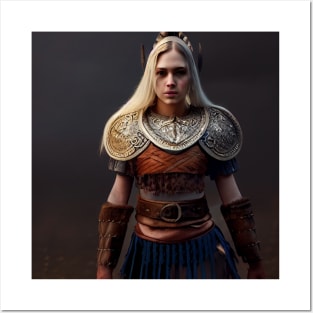 Viking Shield Maiden Posters and Art